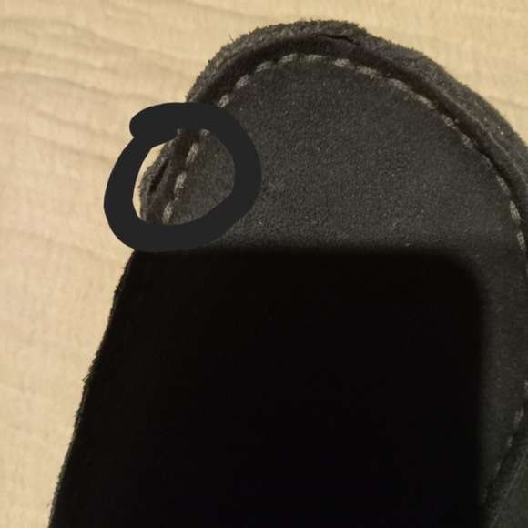 Birkenstock Navy Suede Loafers With Buckle Buckley Clog Size 10 - Picture 6 of 6